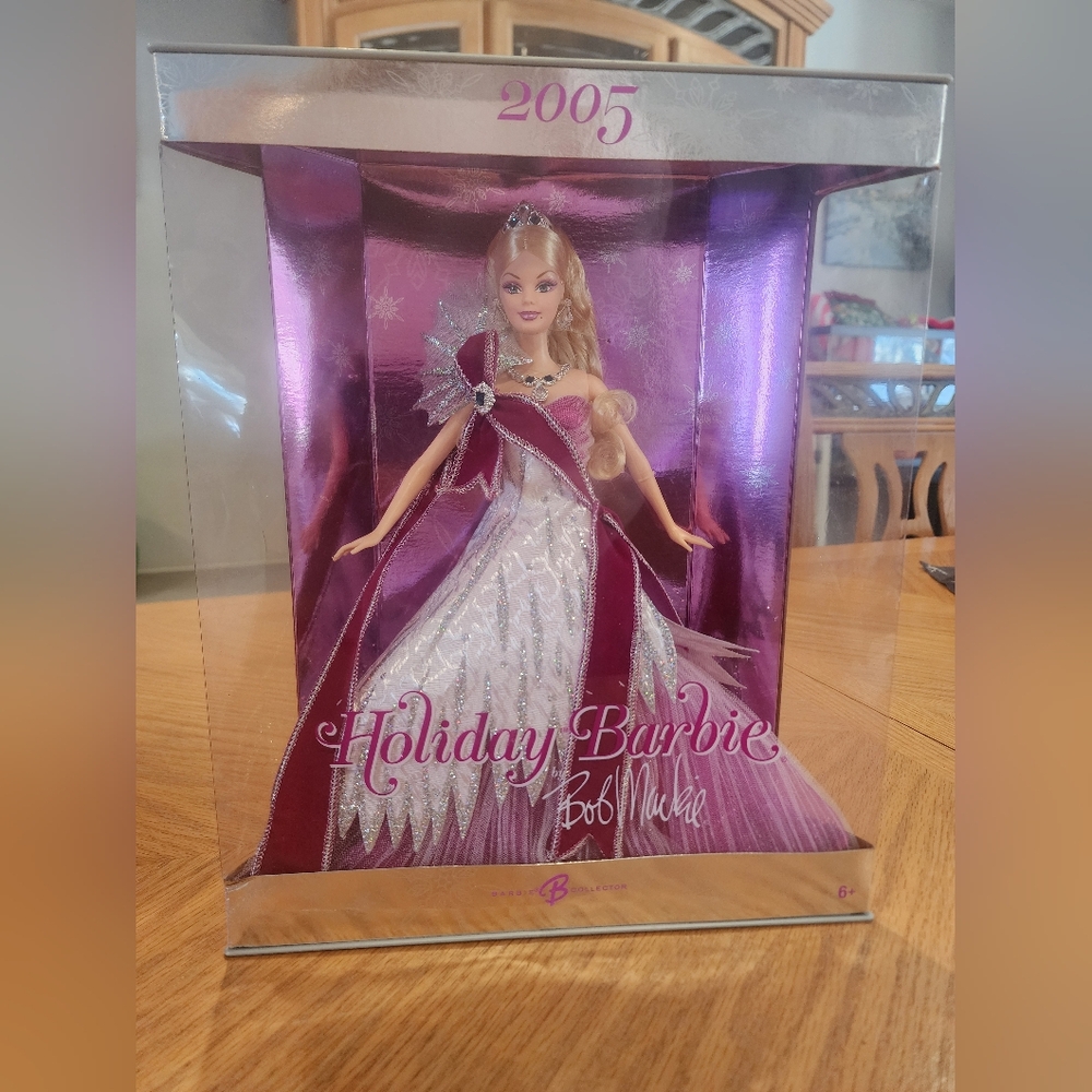 2005 Holiday Barbie by Bob Mackie, Complete In Box